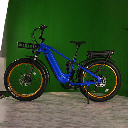 Batería Dual Eletcirc Bike Alta potencia Bike de neumáticos de grasa eléctrica de 1500W Motor de cubo
