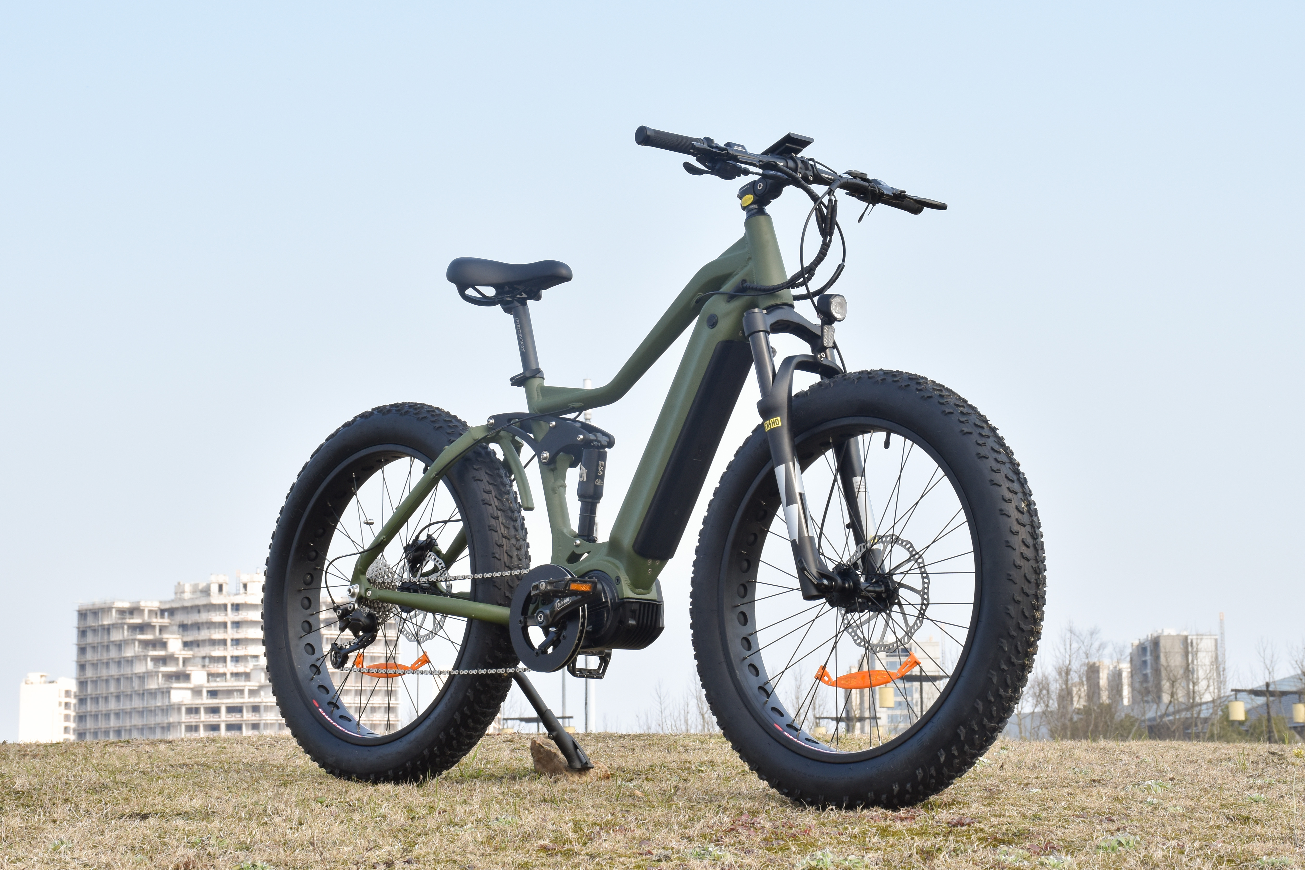 Bicicleta eléctrica de neumático gordo con Bafang M620 1000W Motor de transmisión media Velocidad rápida