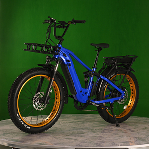 Batería Dual Eletcirc Bike Alta potencia Bike de neumáticos de grasa eléctrica de 1500W Motor de cubo